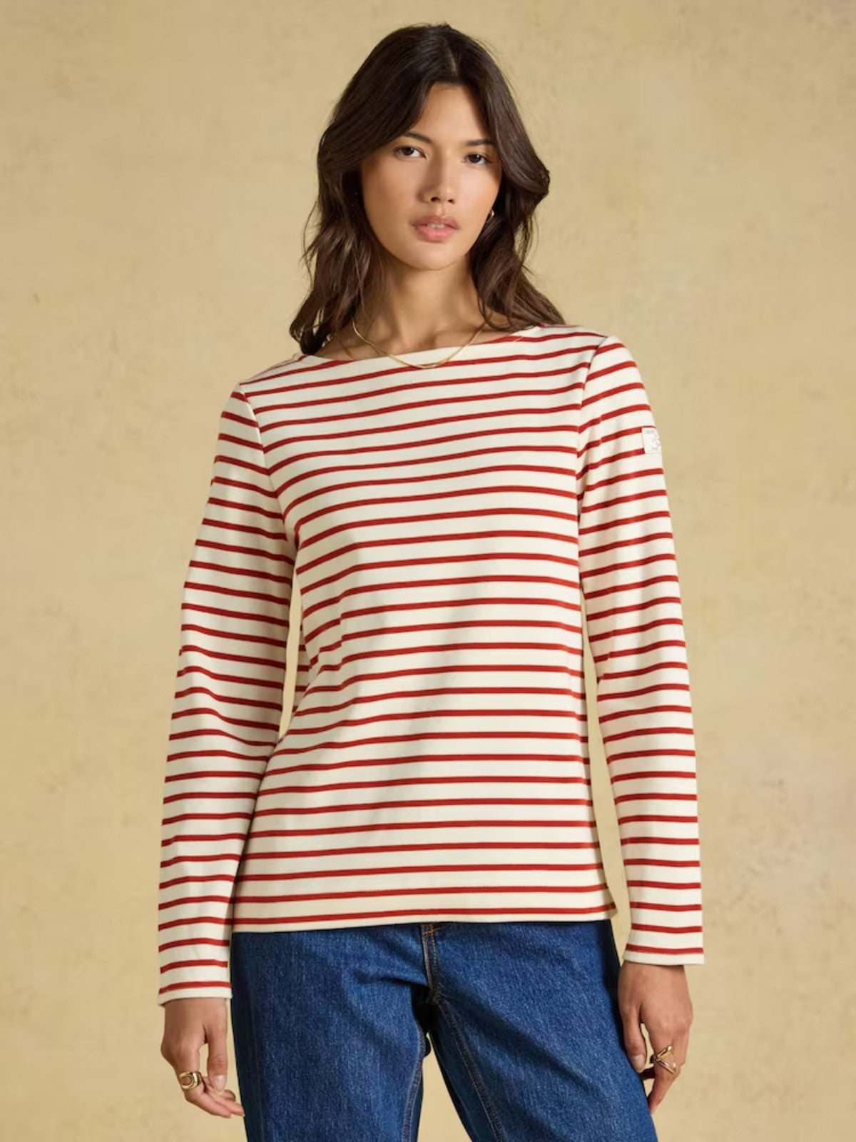 Harbour Orange Striped Top