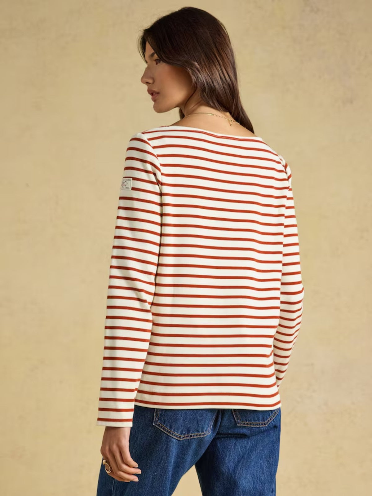 Harbour Orange Striped Top