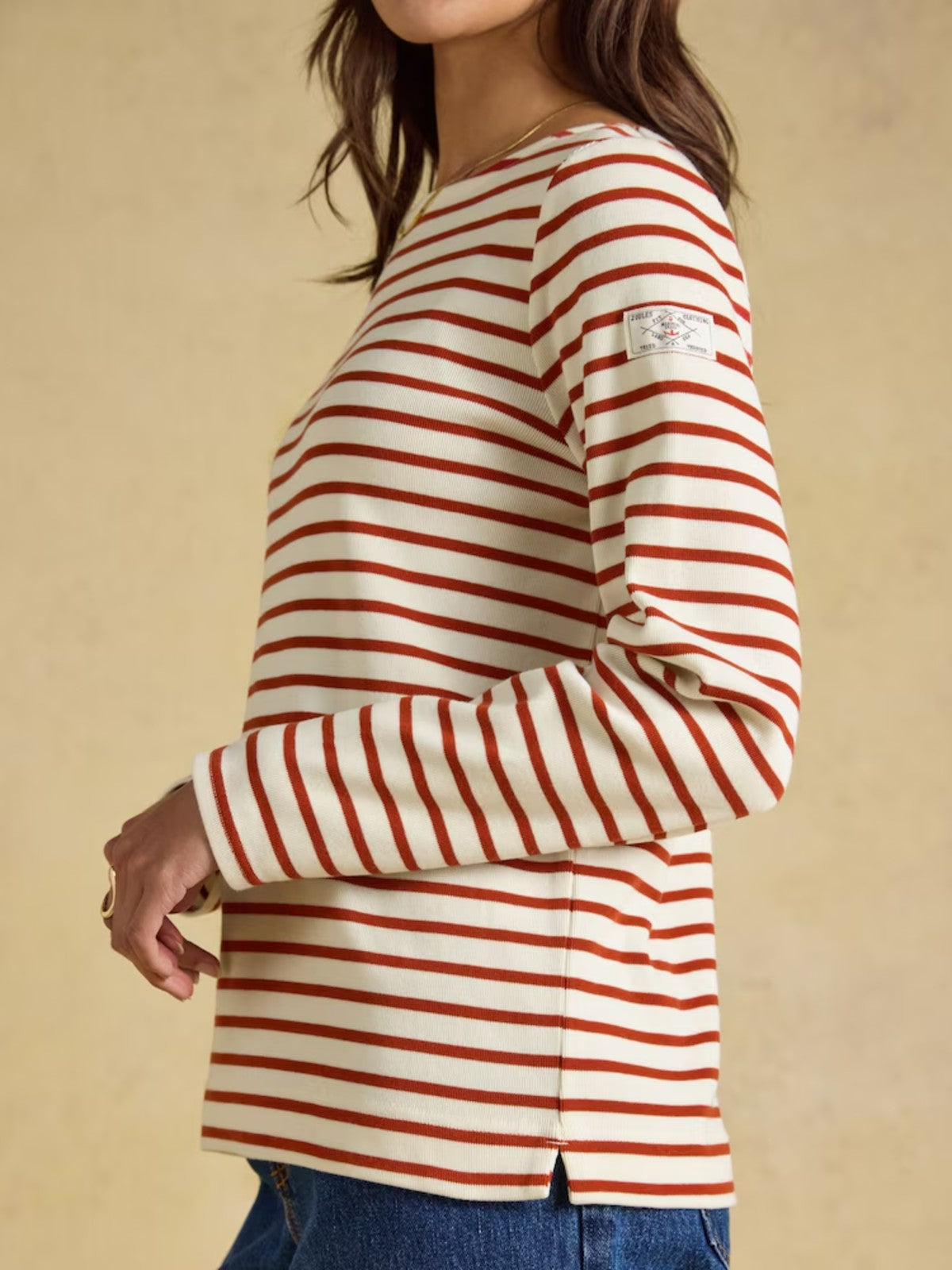 Harbour Orange Striped Top