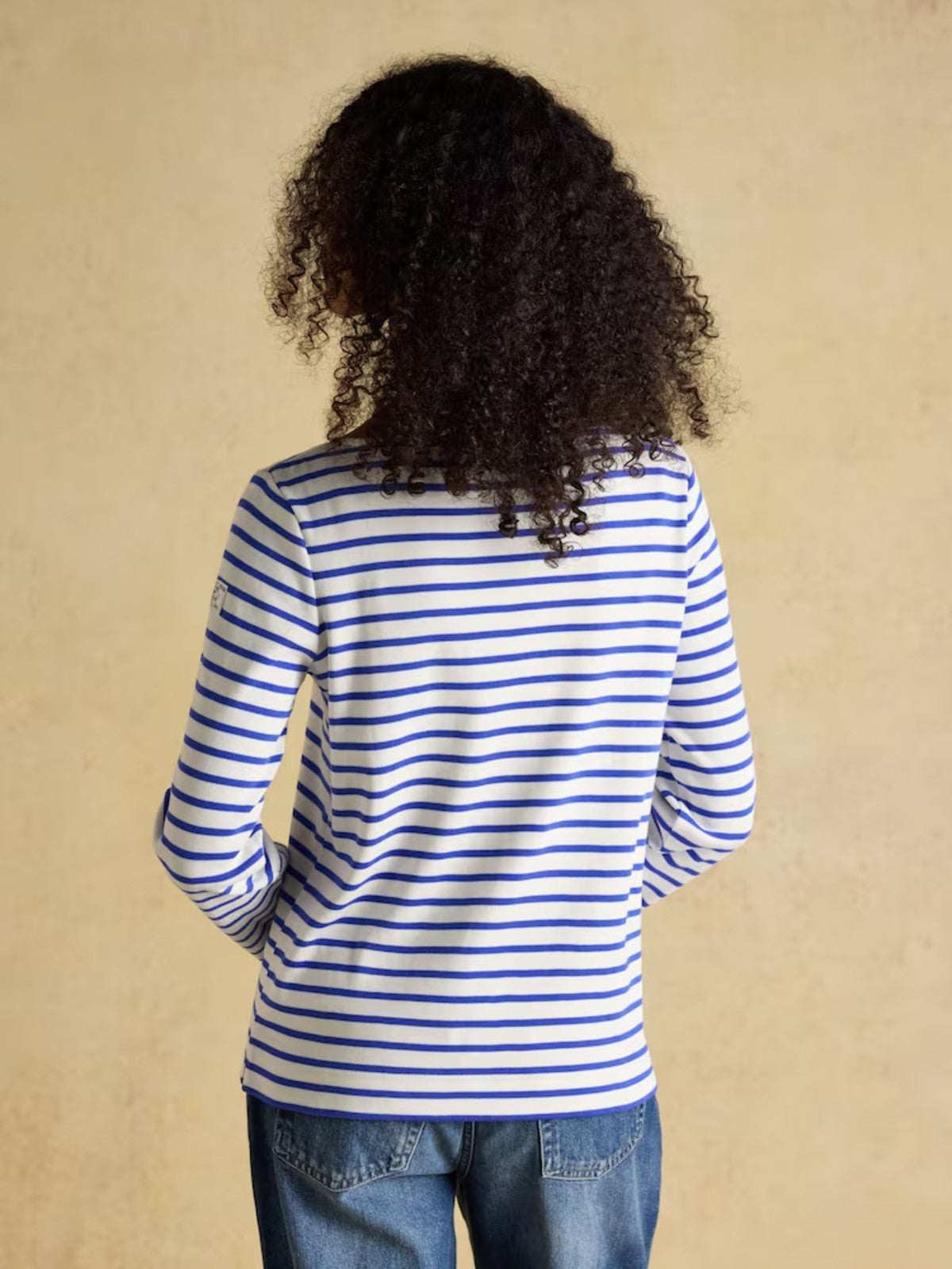 Harbour White & Blue Striped Top