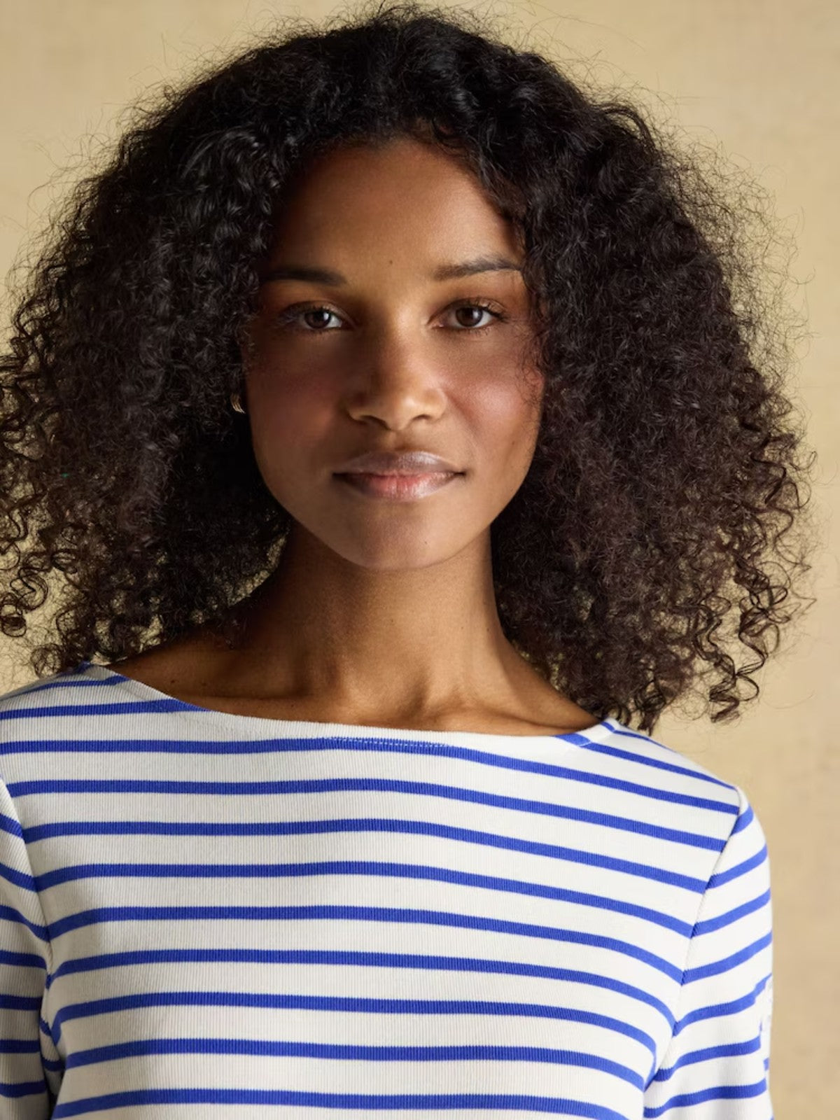 Harbour White & Blue Striped Top