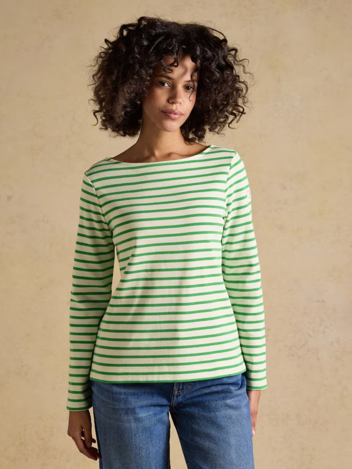 Harbour Green Striped Top