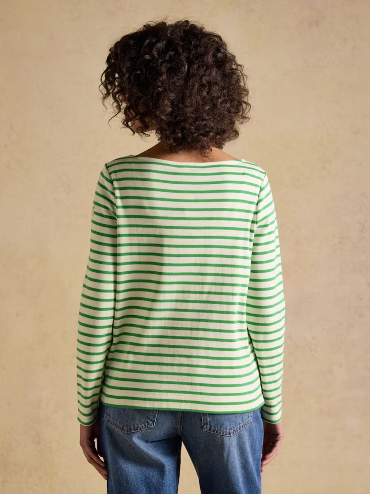 Harbour Green Striped Top