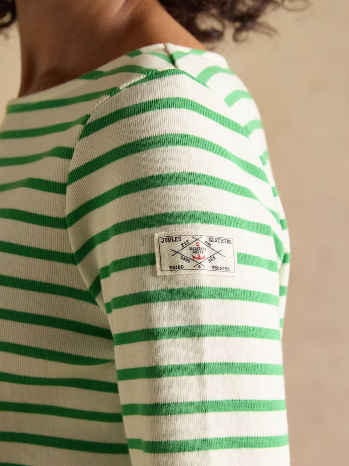 Harbour Green Striped Top