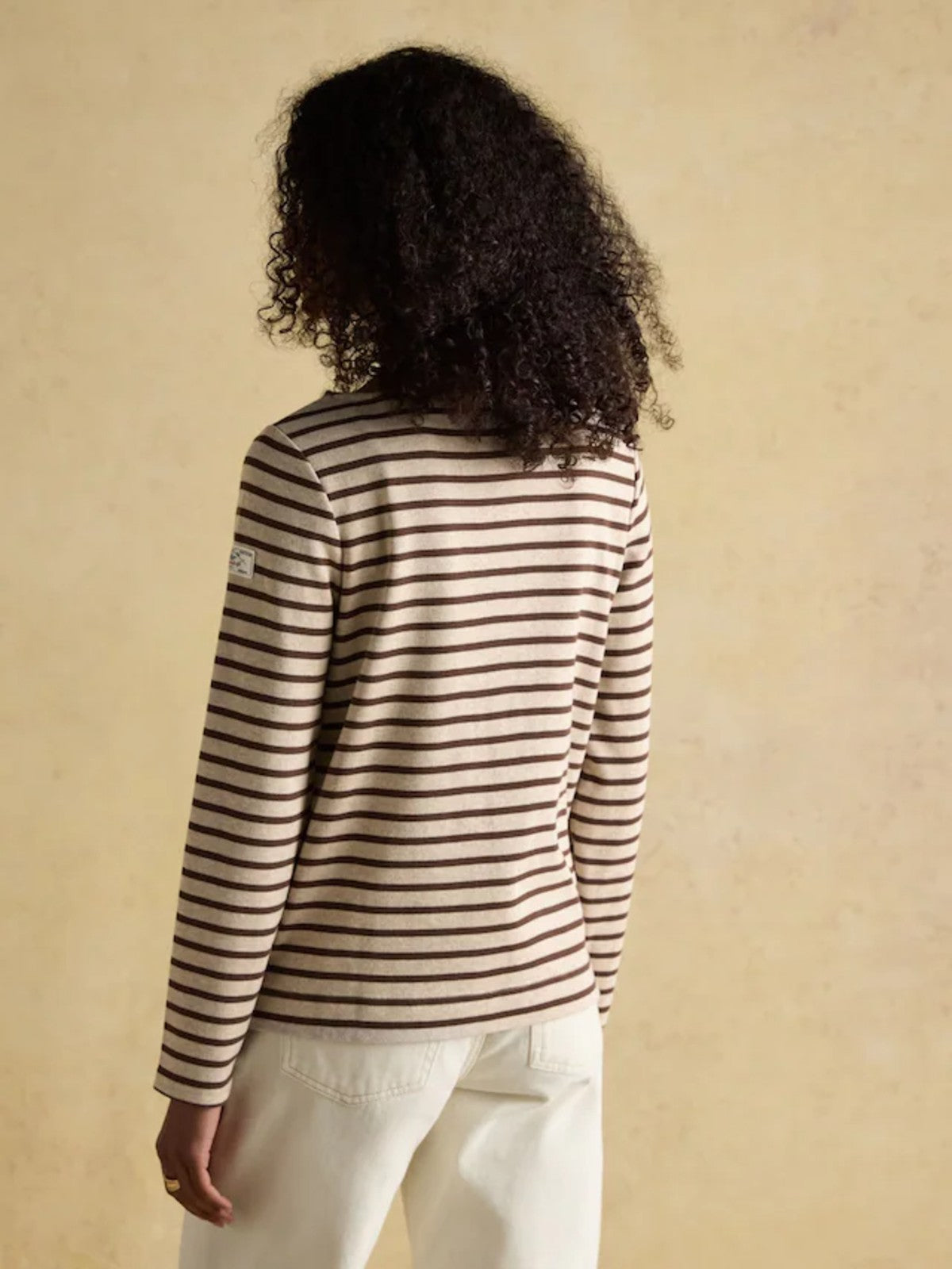Harbour Chocolate Stripe Top