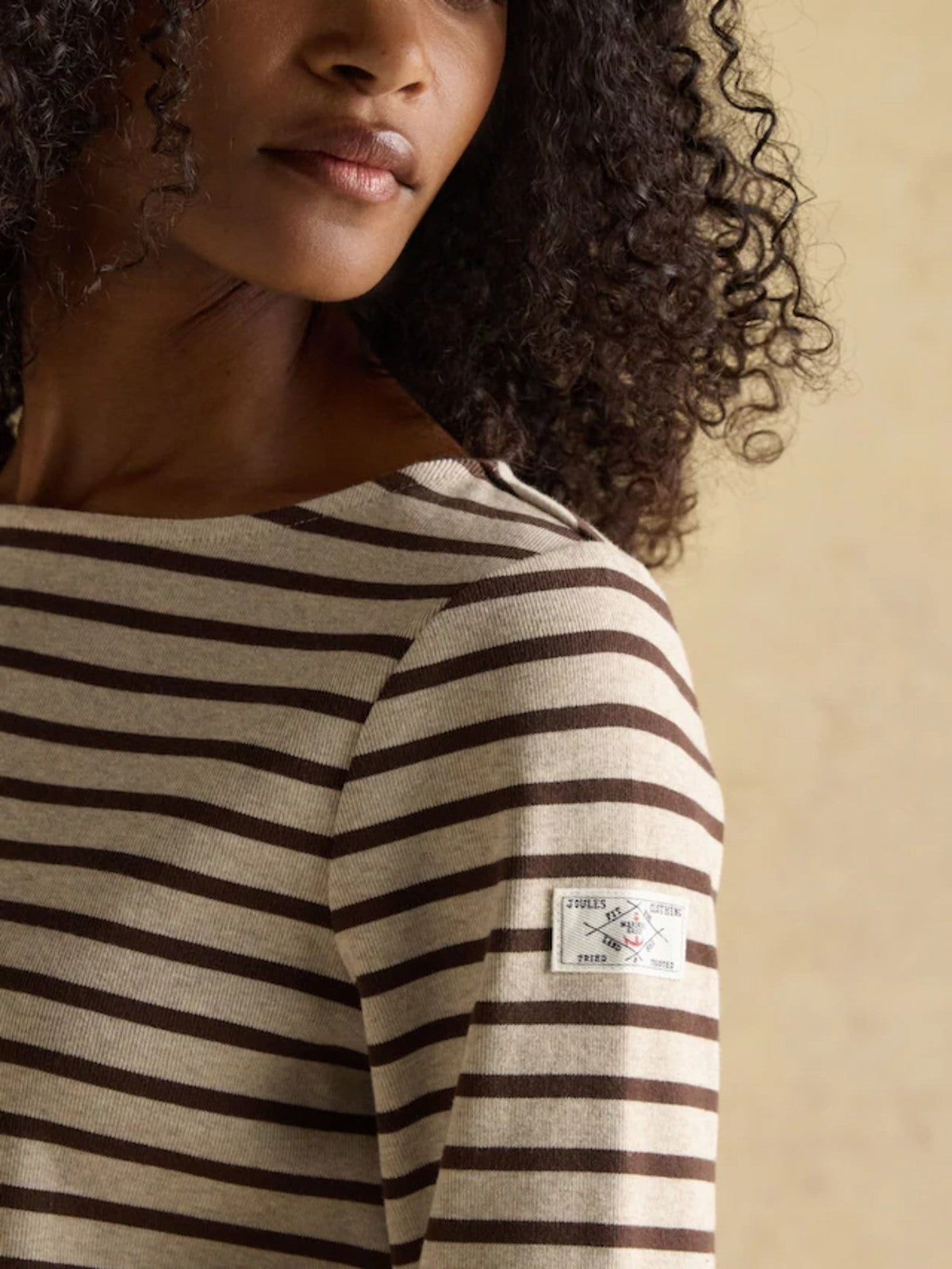 Harbour Chocolate Stripe Top