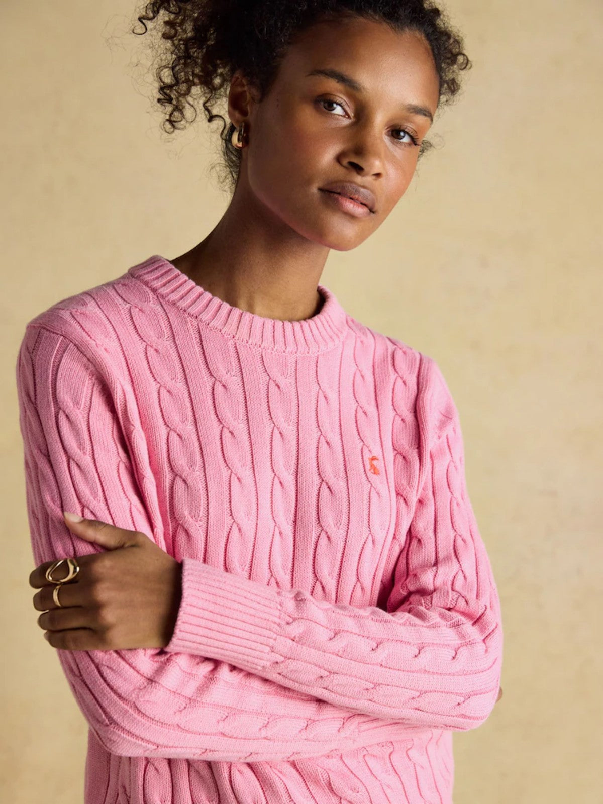 Cable Pink Jumper
