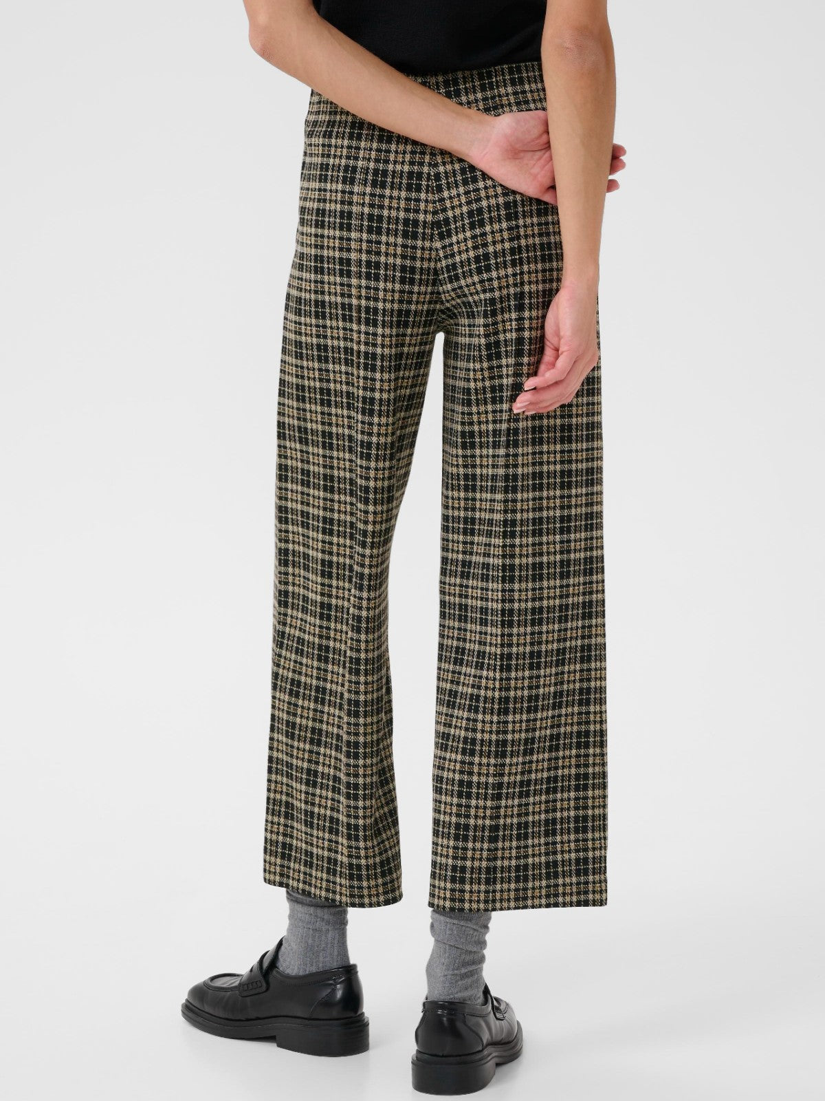 Llisan Navy Check Pants
