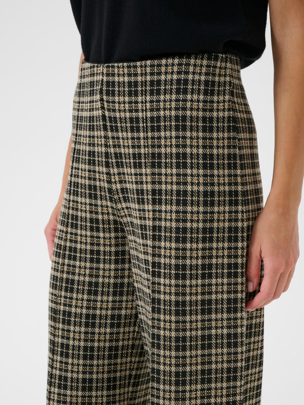Llisan Navy Check Pants