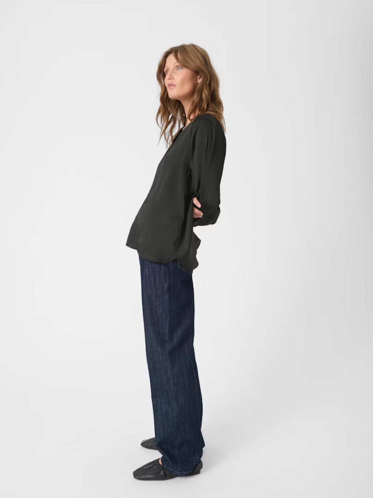 Loana Black Blouse