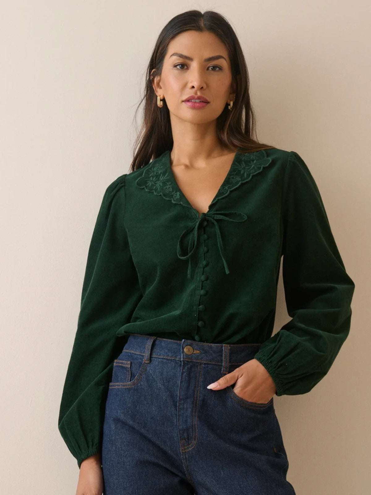 Isla Green Blouse