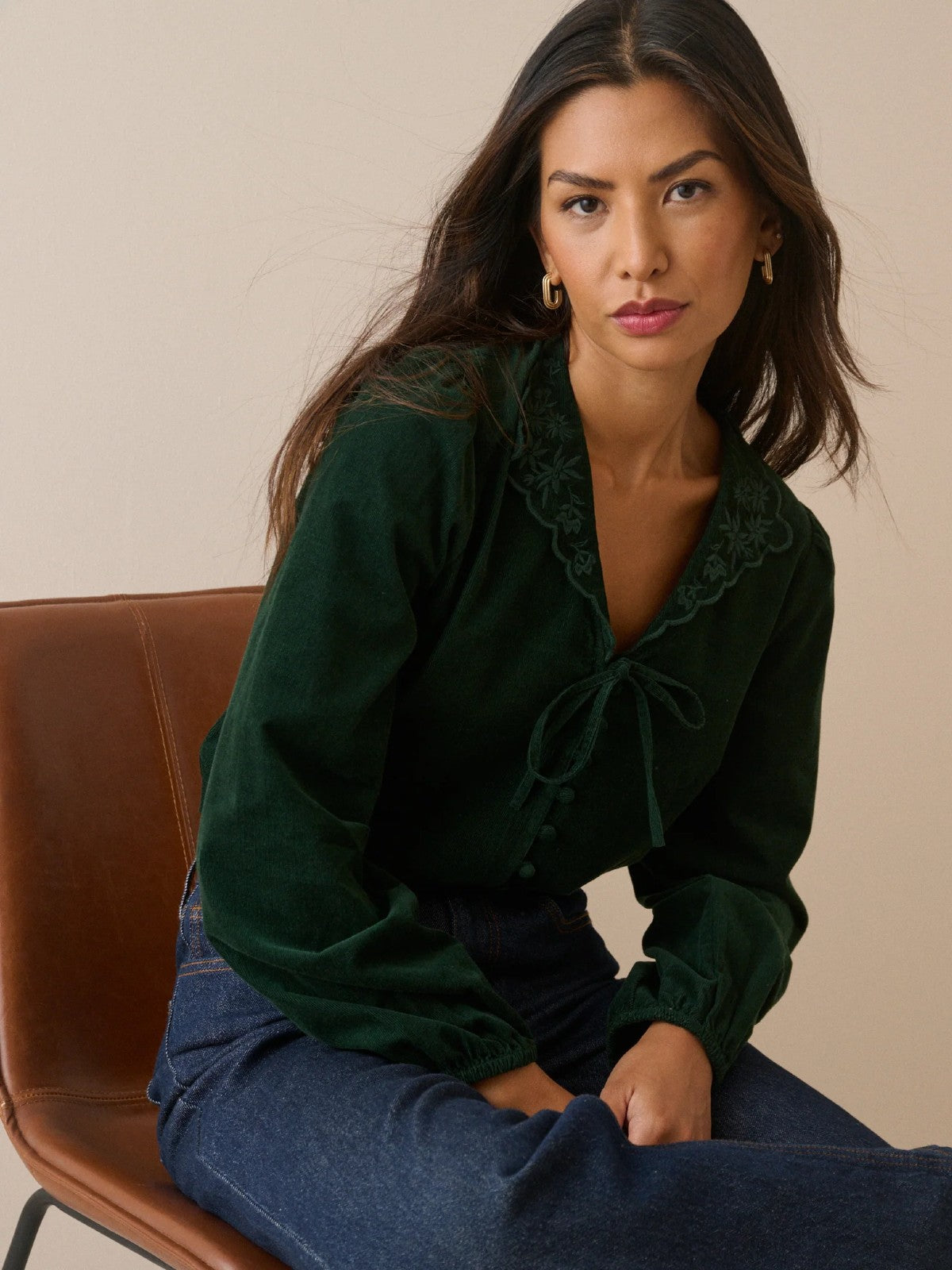 Isla Green Blouse