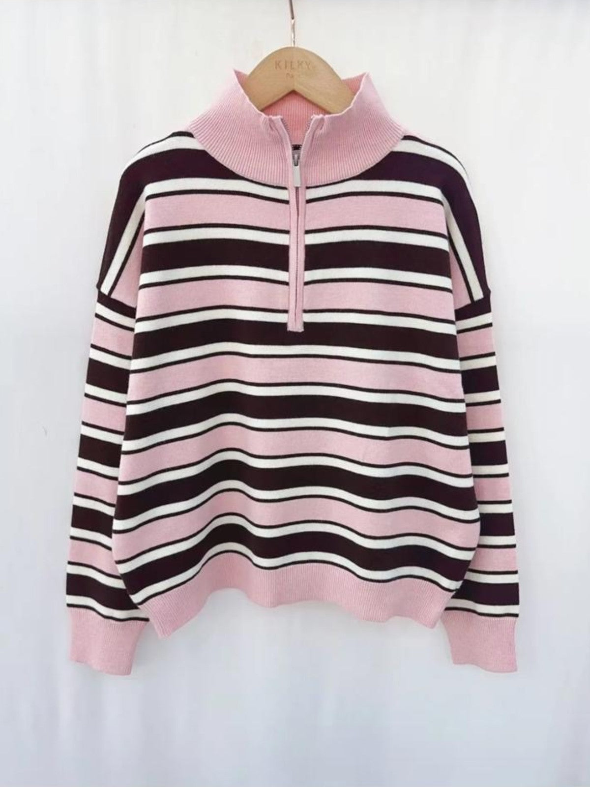 Jenni Pink 1/2 Zip