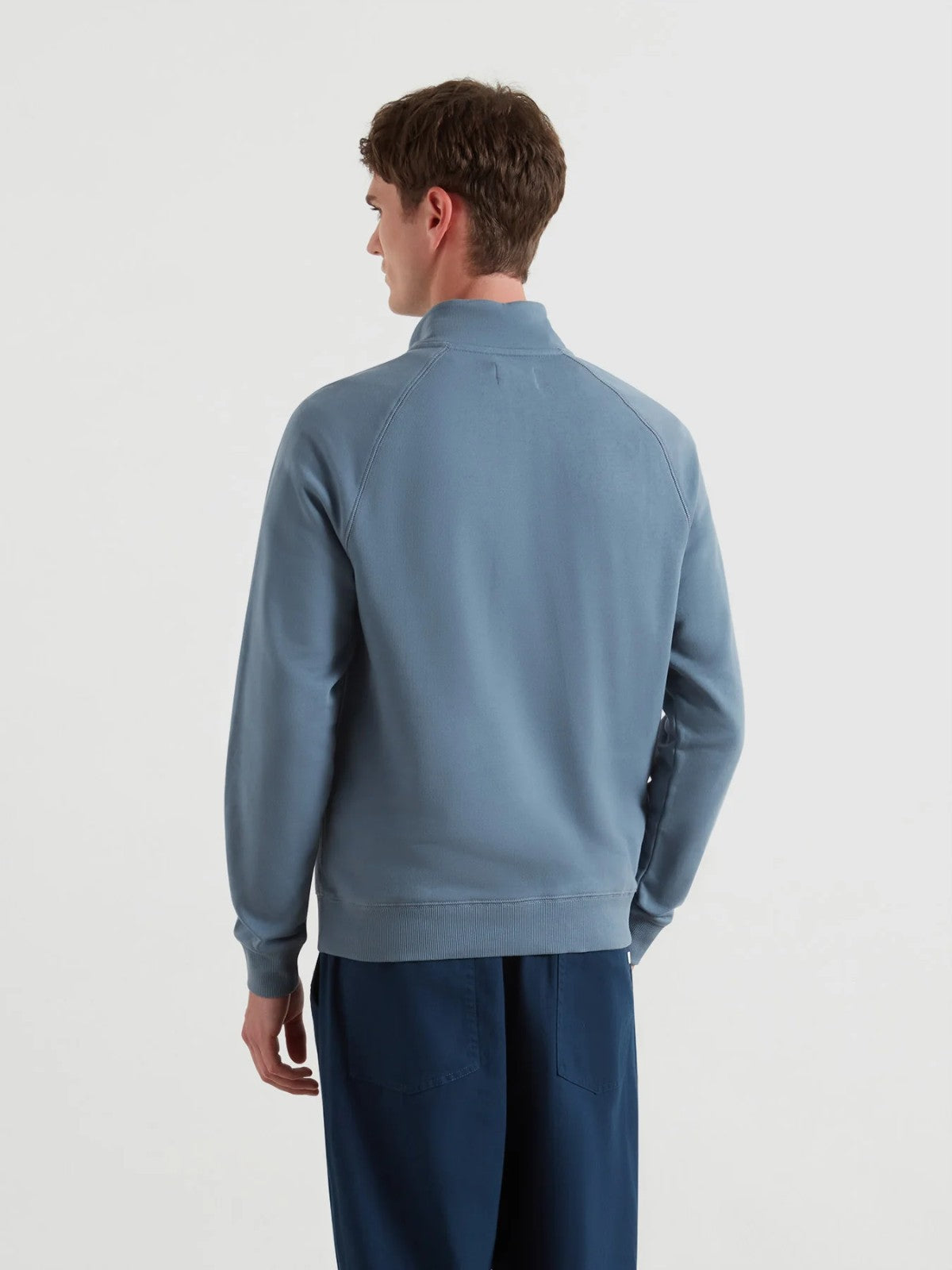 Jim Blue 1/4 Zip Sweatshirt