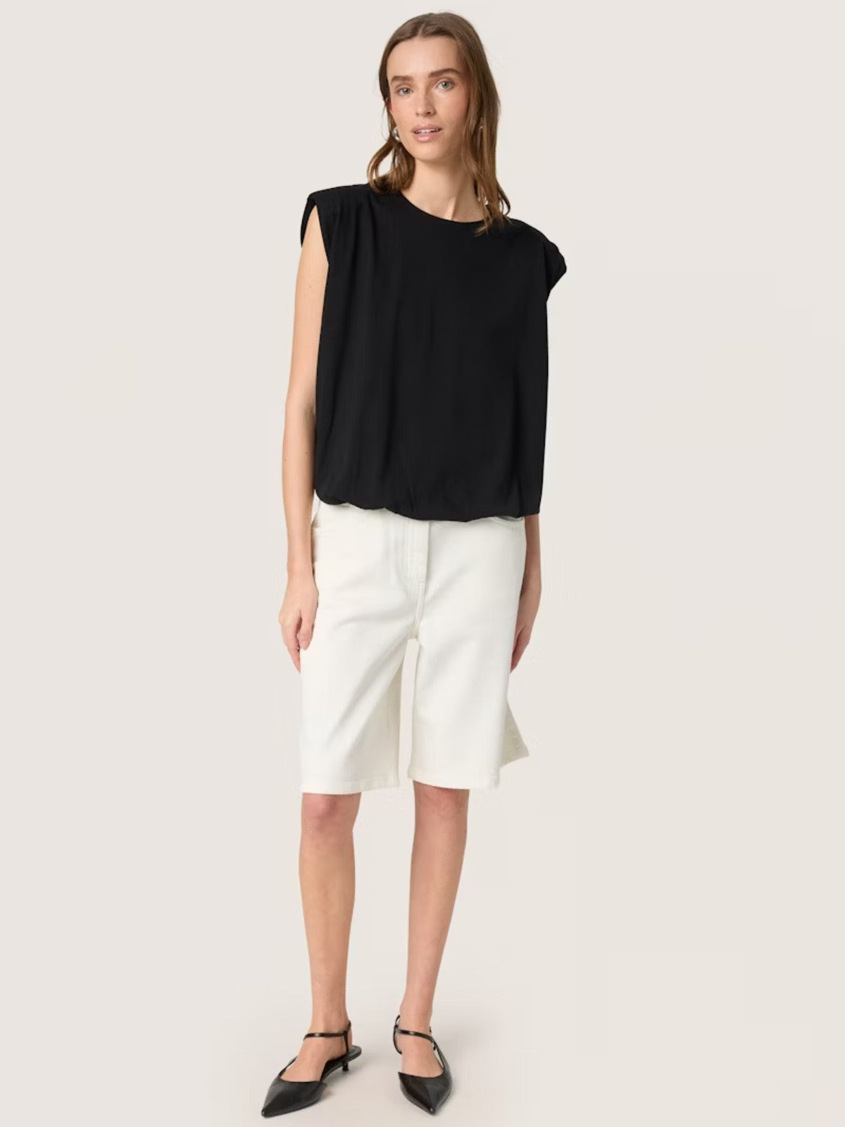 Jina Black Tank Top