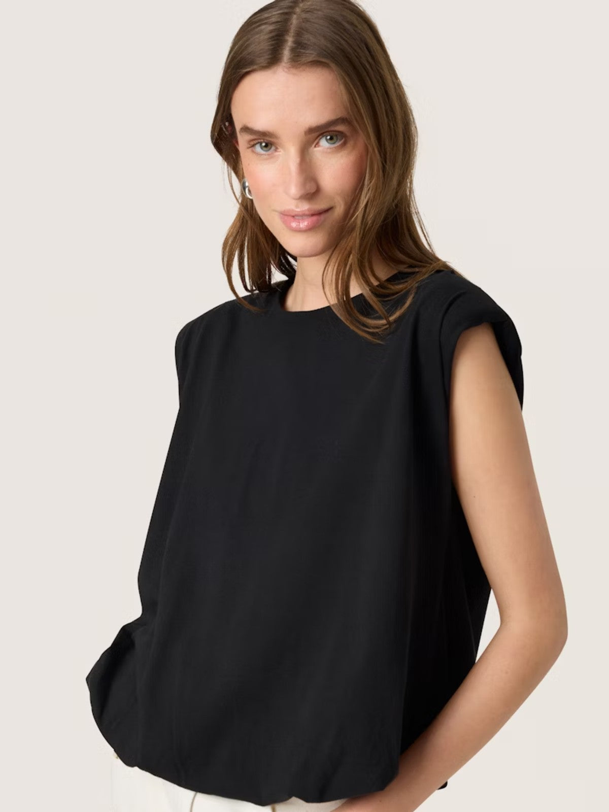 Jina Black Tank Top