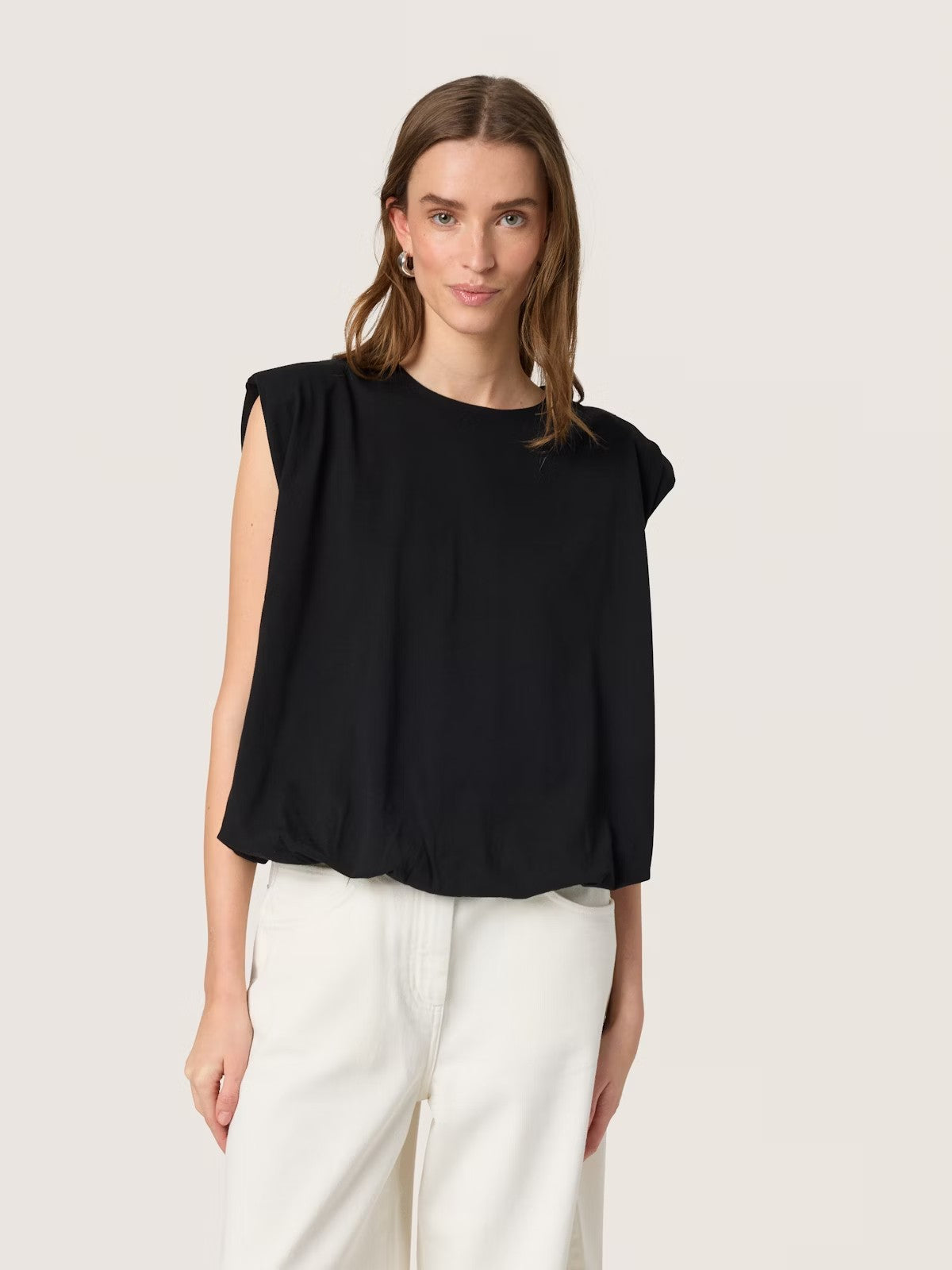 Jina Black Tank Top