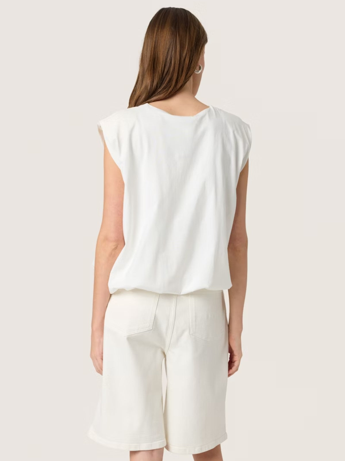 Jina White Tank Top