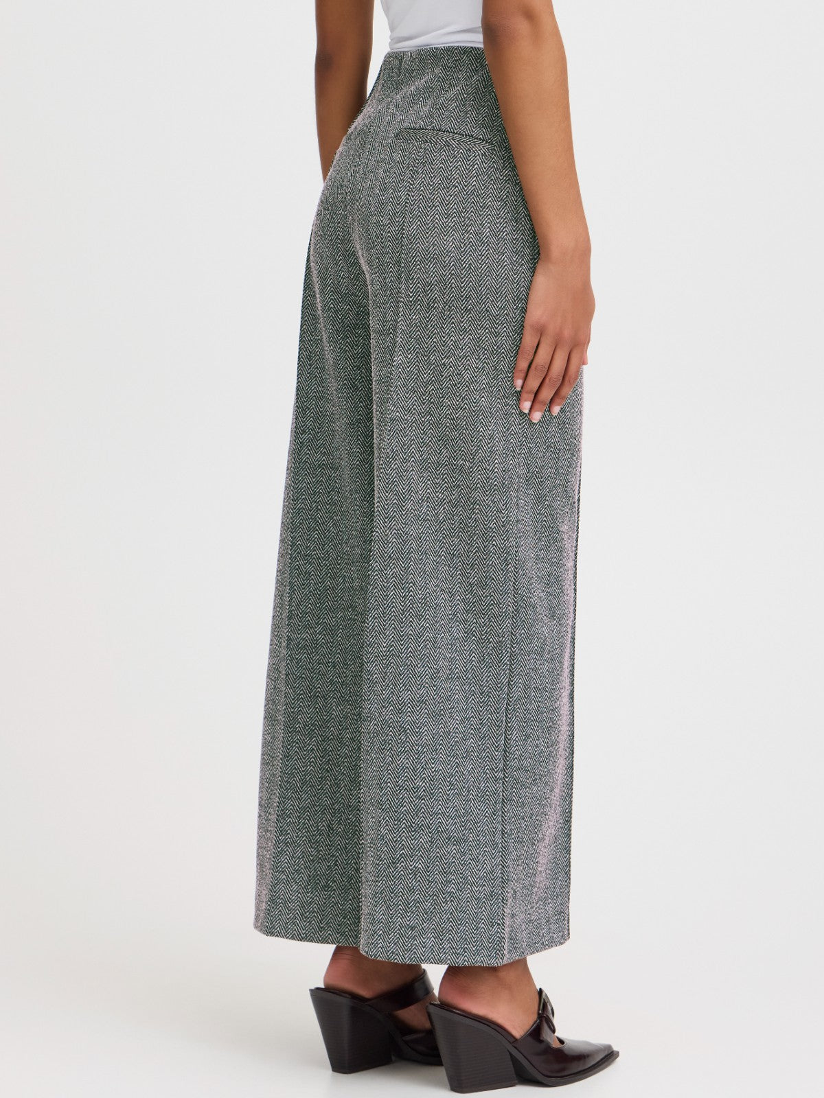Kate Jacquard  Wide Pants