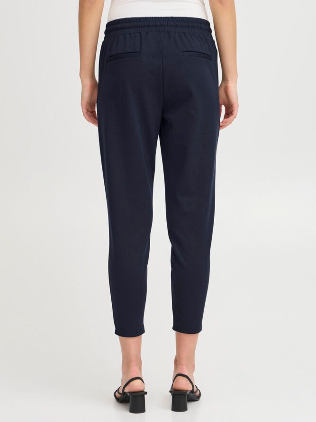 Kate Navy Cropped Pant