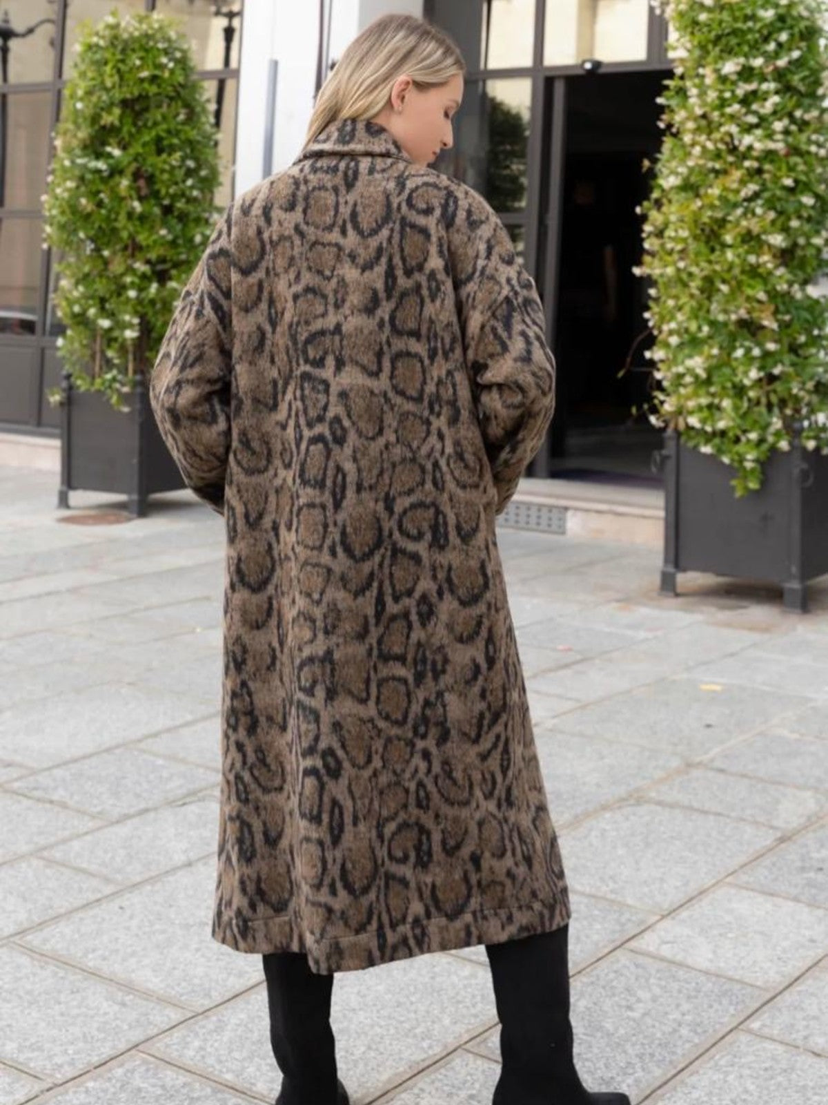 Kat Leopard Print Coat
