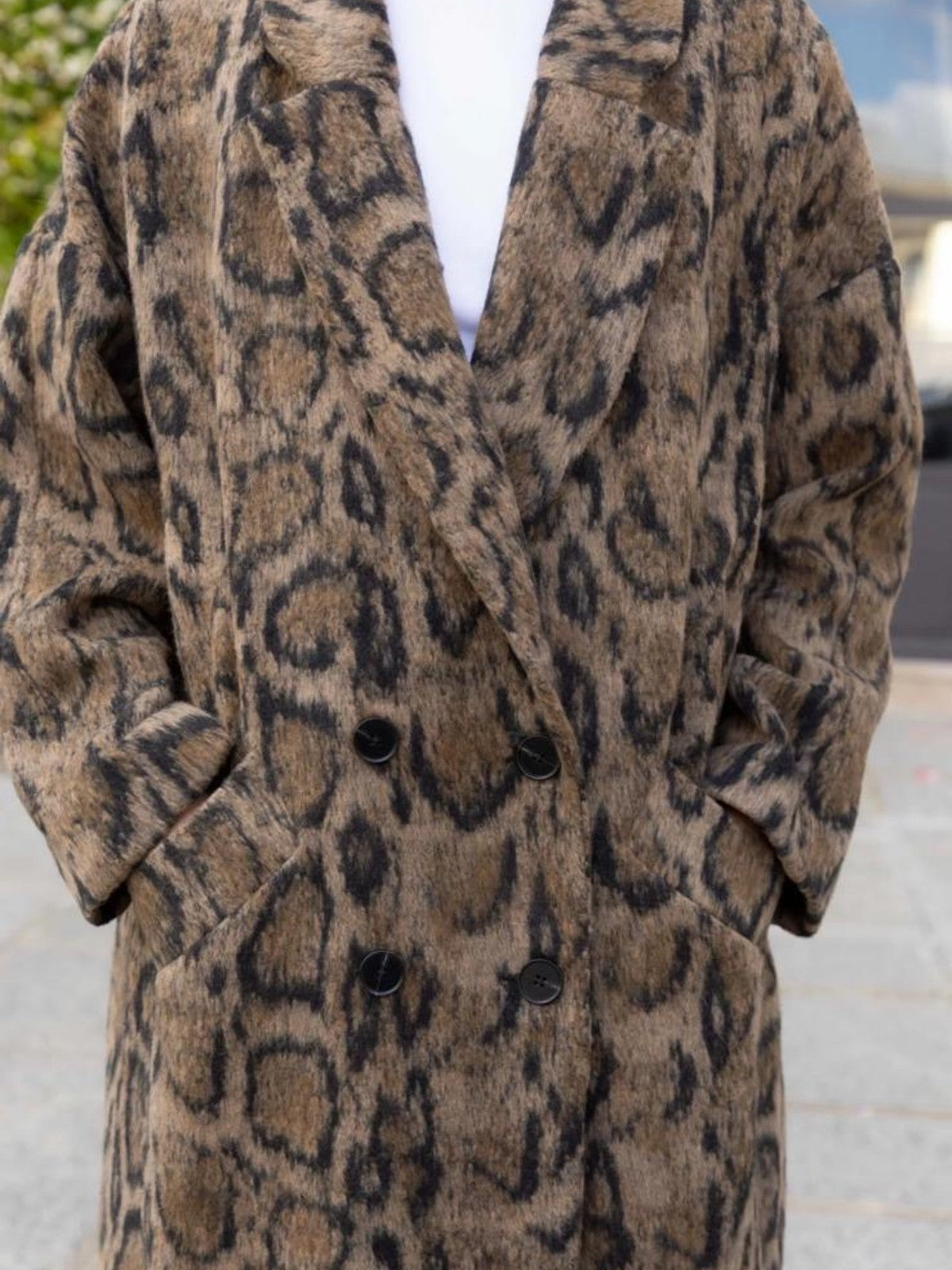 Kat Leopard Print Coat