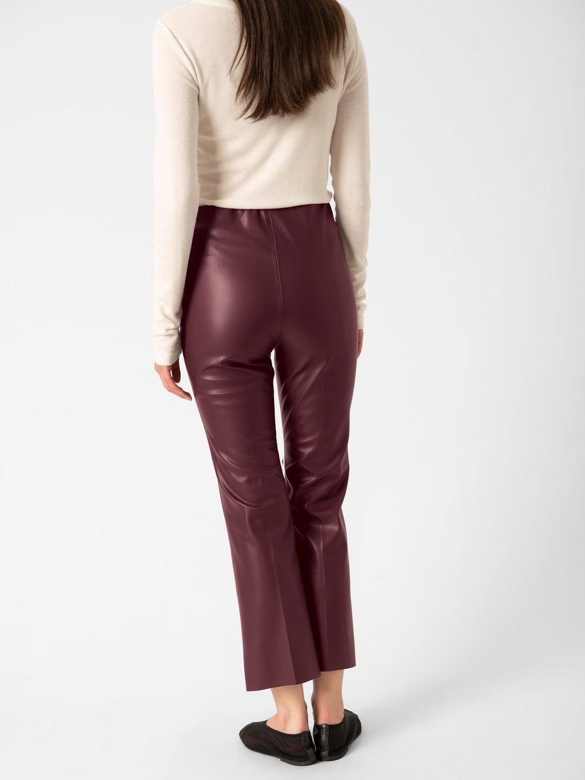 Kaylee Burgundy Kickflare Pants