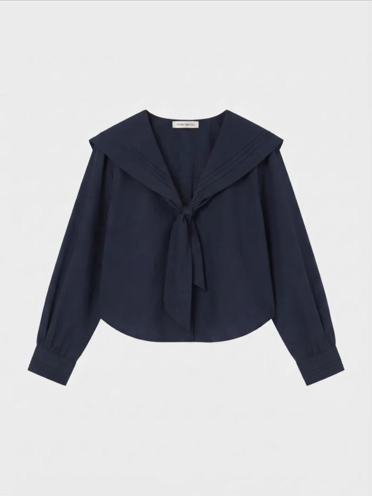 Leah Navy Blouse