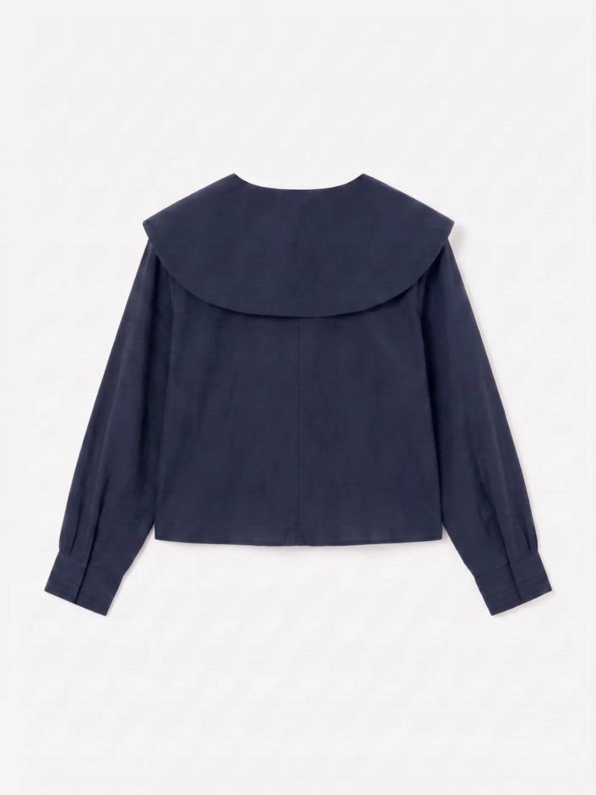 Leah Navy Blouse
