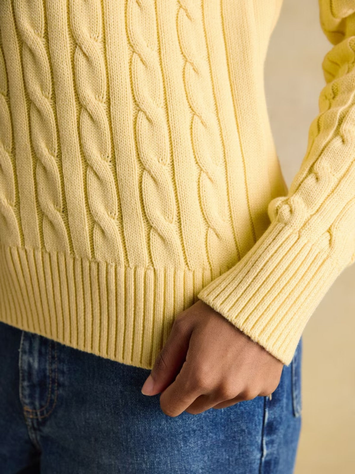 Cable Lemon Jumper