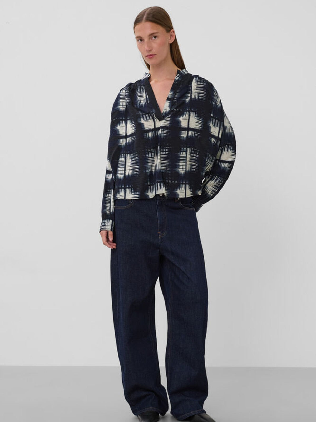 Leodora Printed Blouse