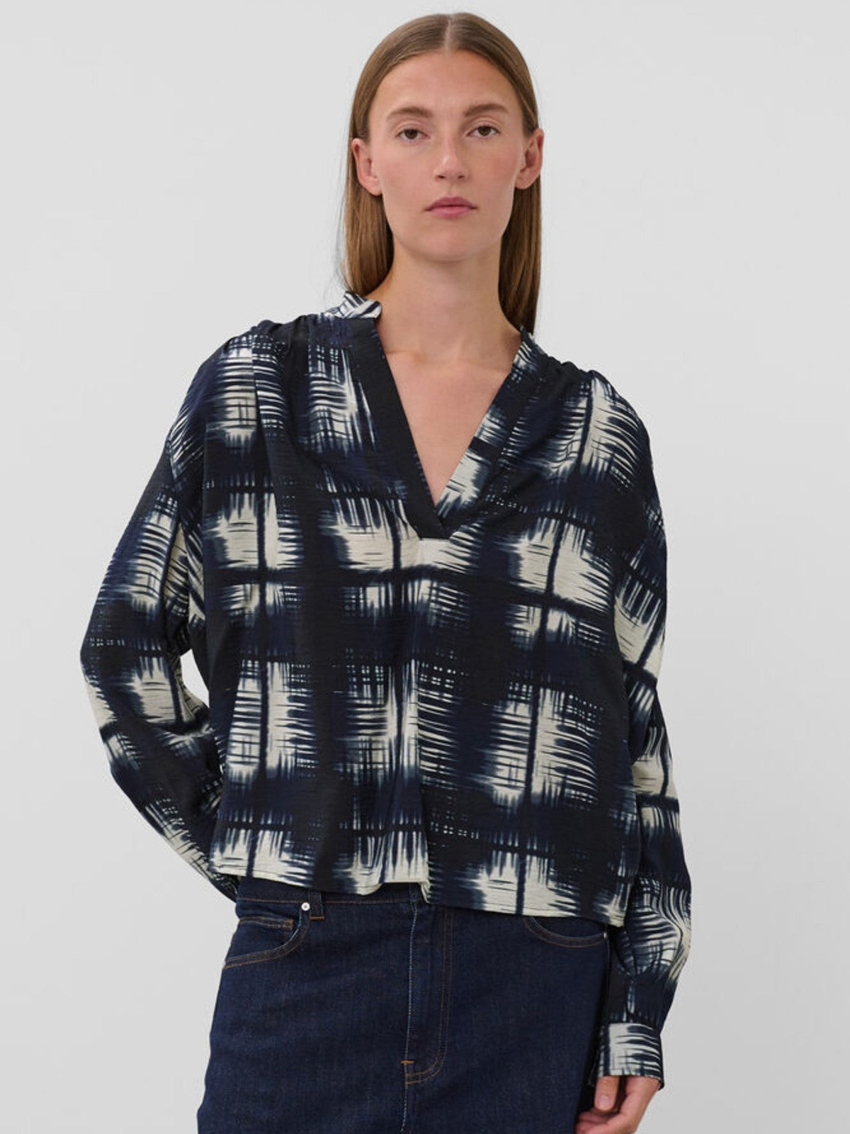 Leodora Printed Blouse
