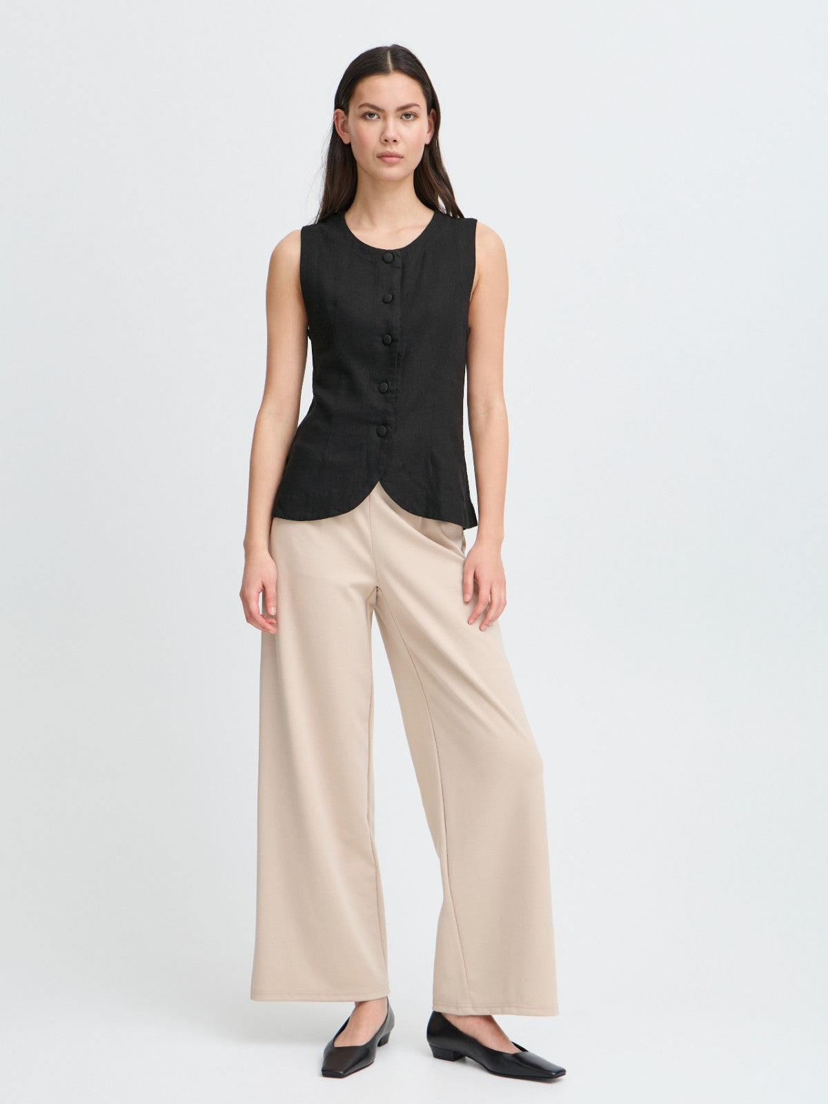 Linno Black Waistcoat