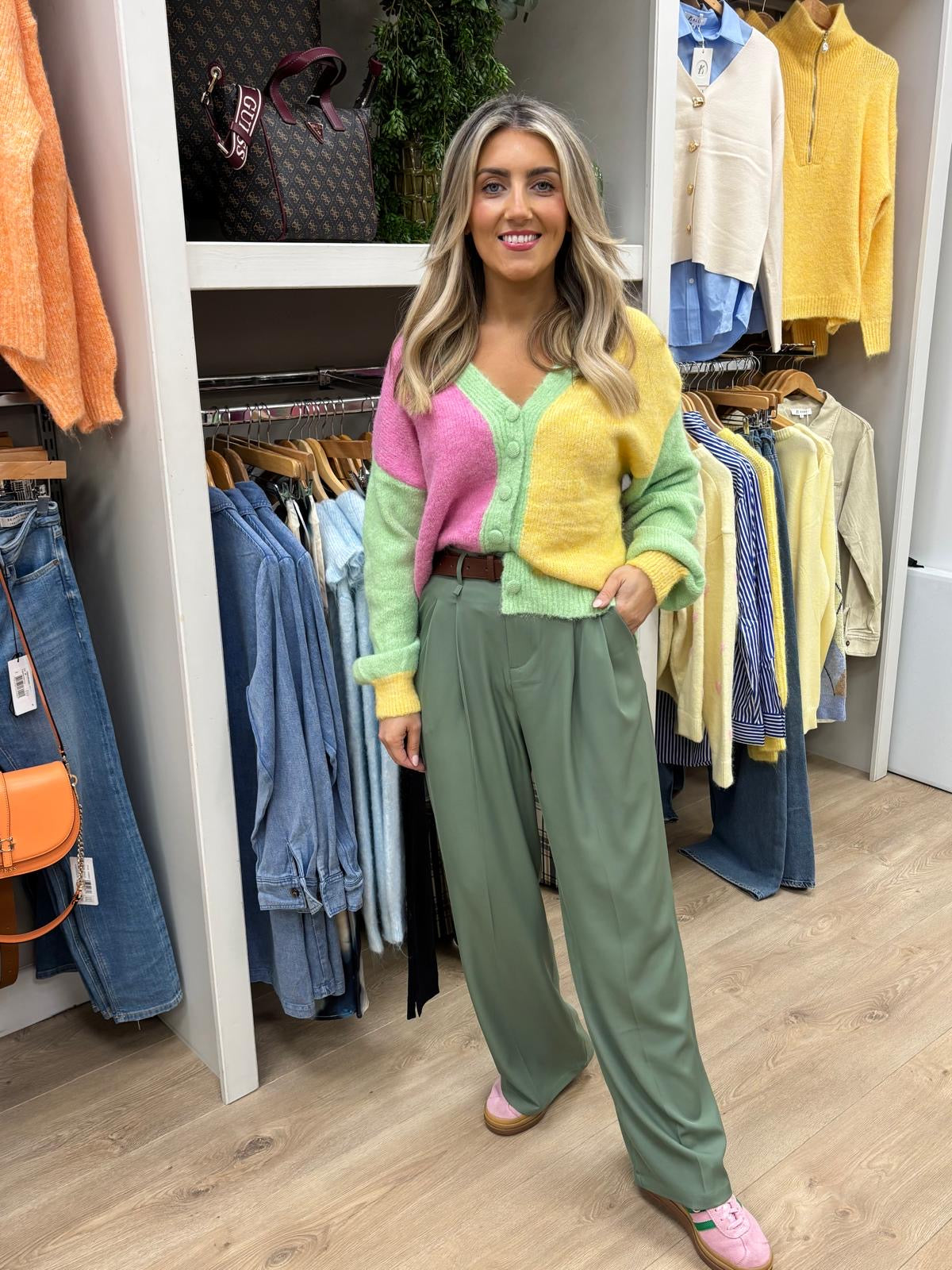 Marie Khaki Trousers