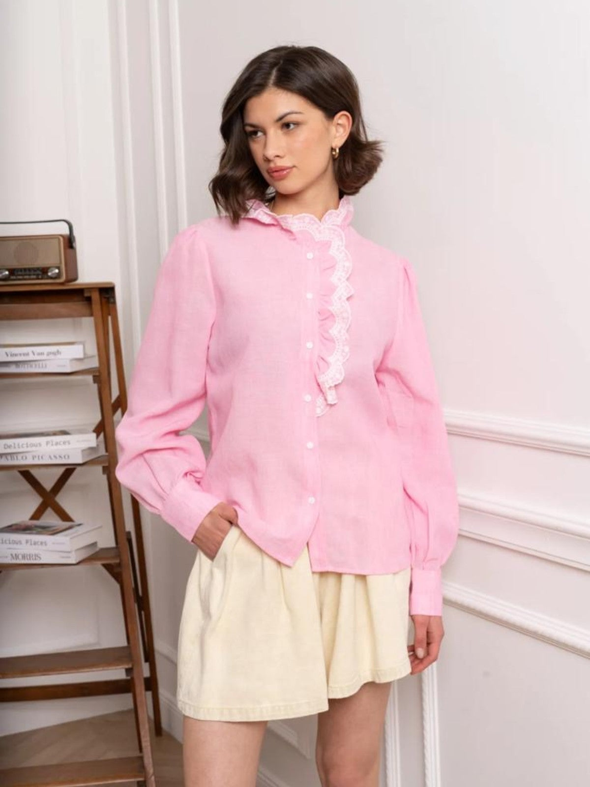 Lucia Pink Blouse