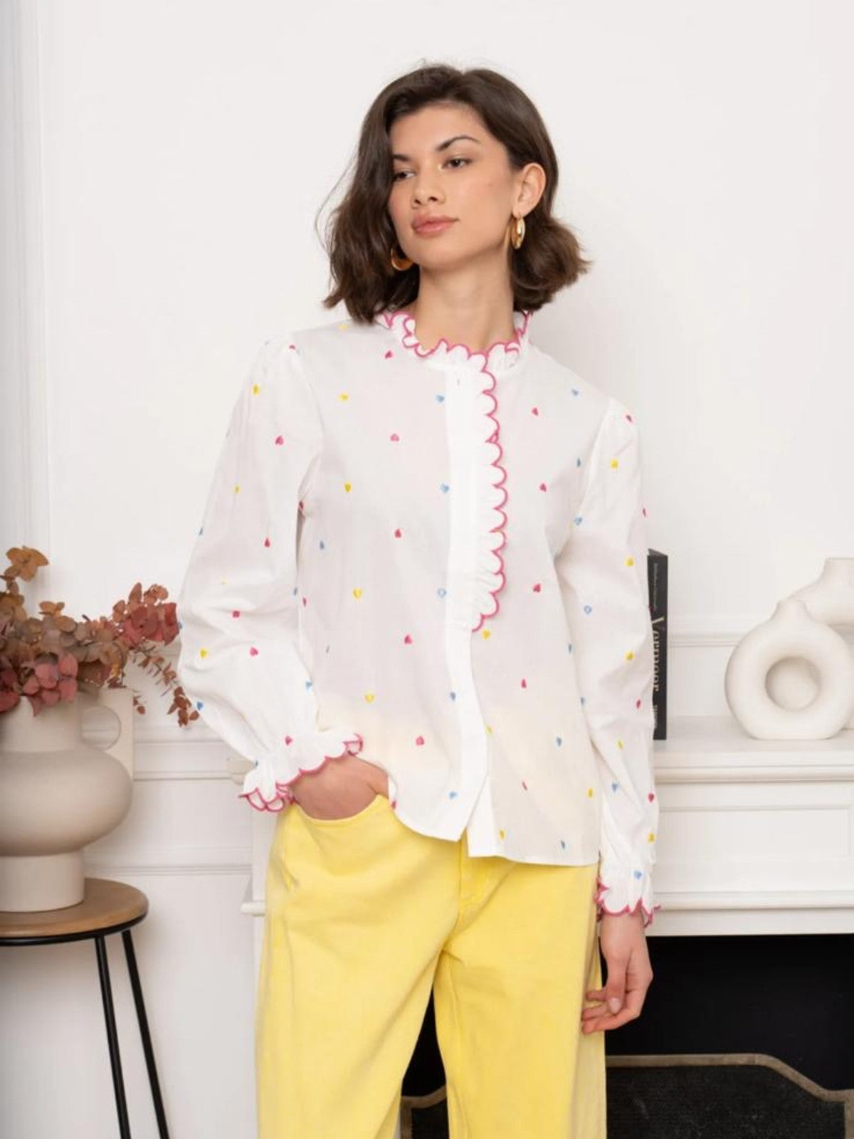Lucia Patterned Blouse