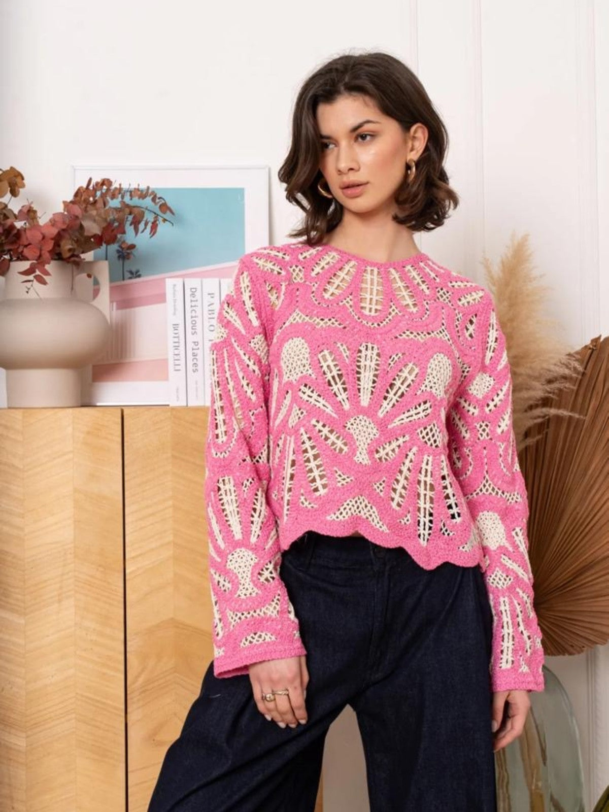 Lydia Pink Top