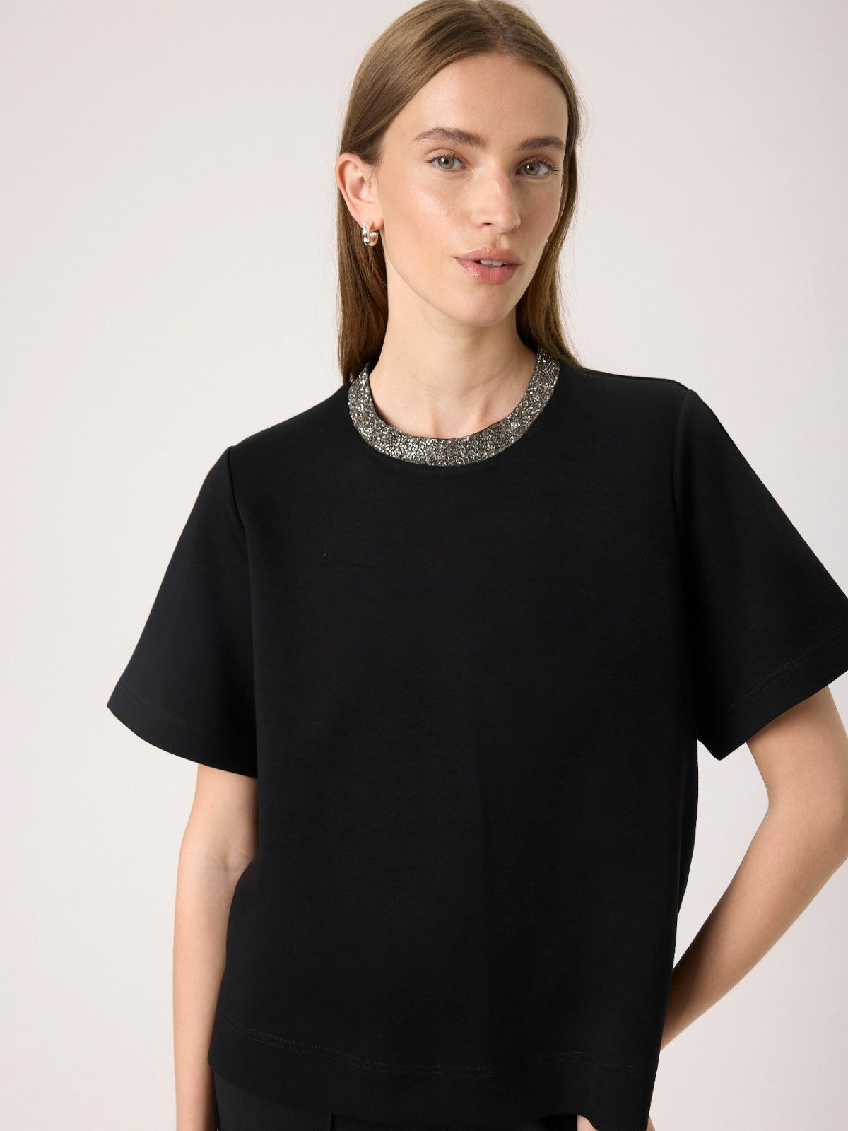 Marigold Embellished Tee