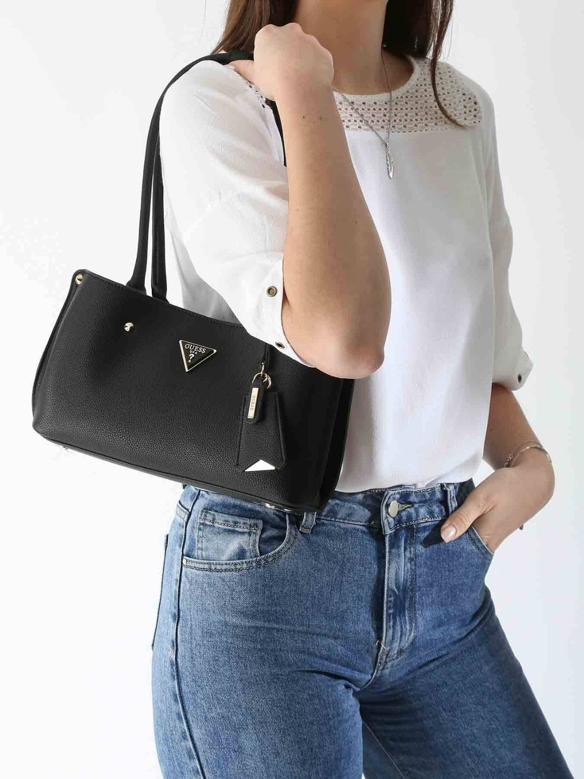 Meridian Black Shoulder Bag