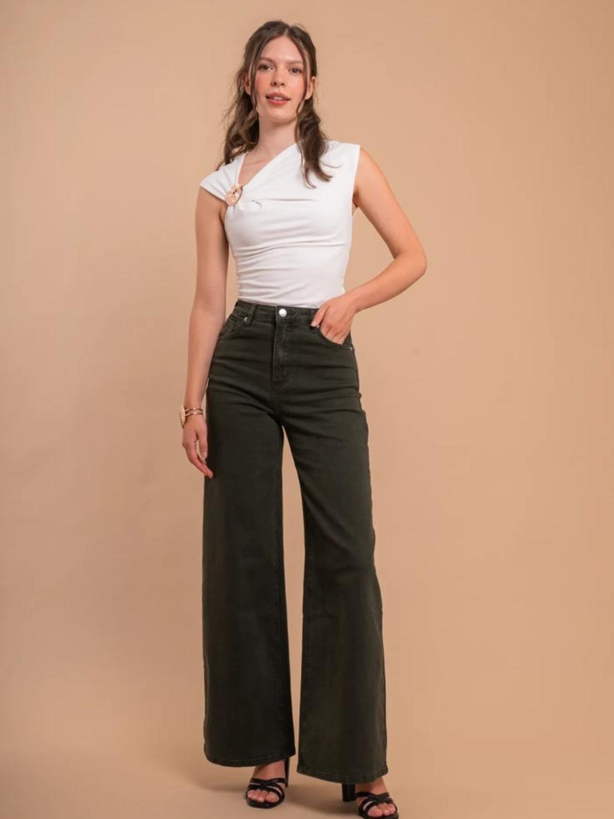 Mia Khaki Jean