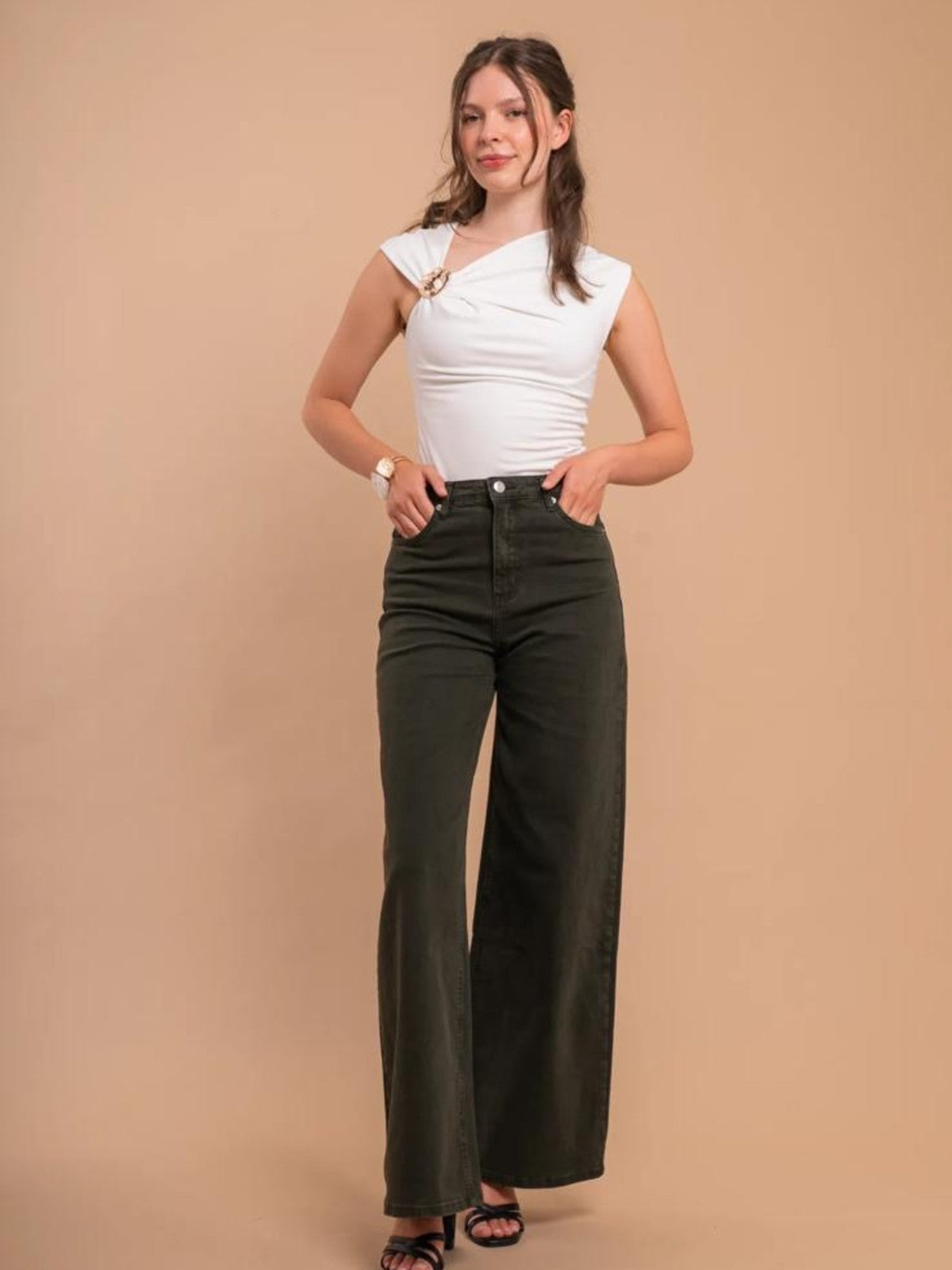 Mia Khaki Jean