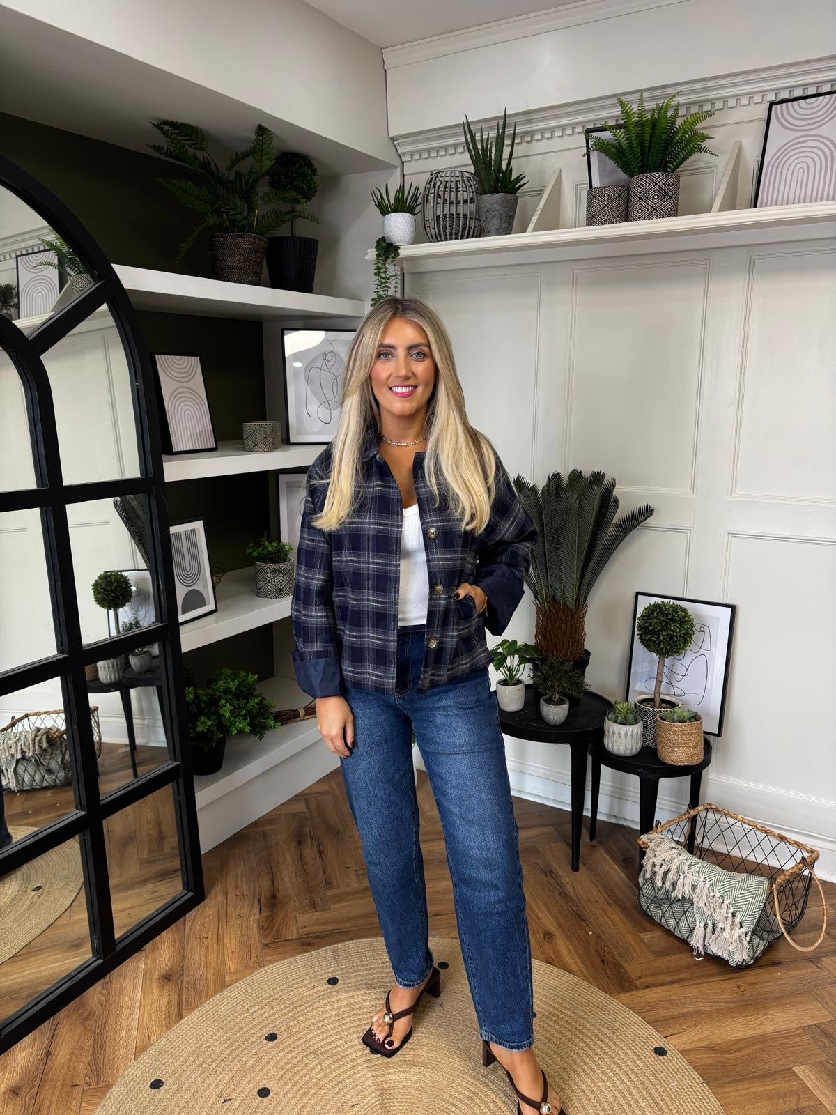 Kelsey Navy Shacket