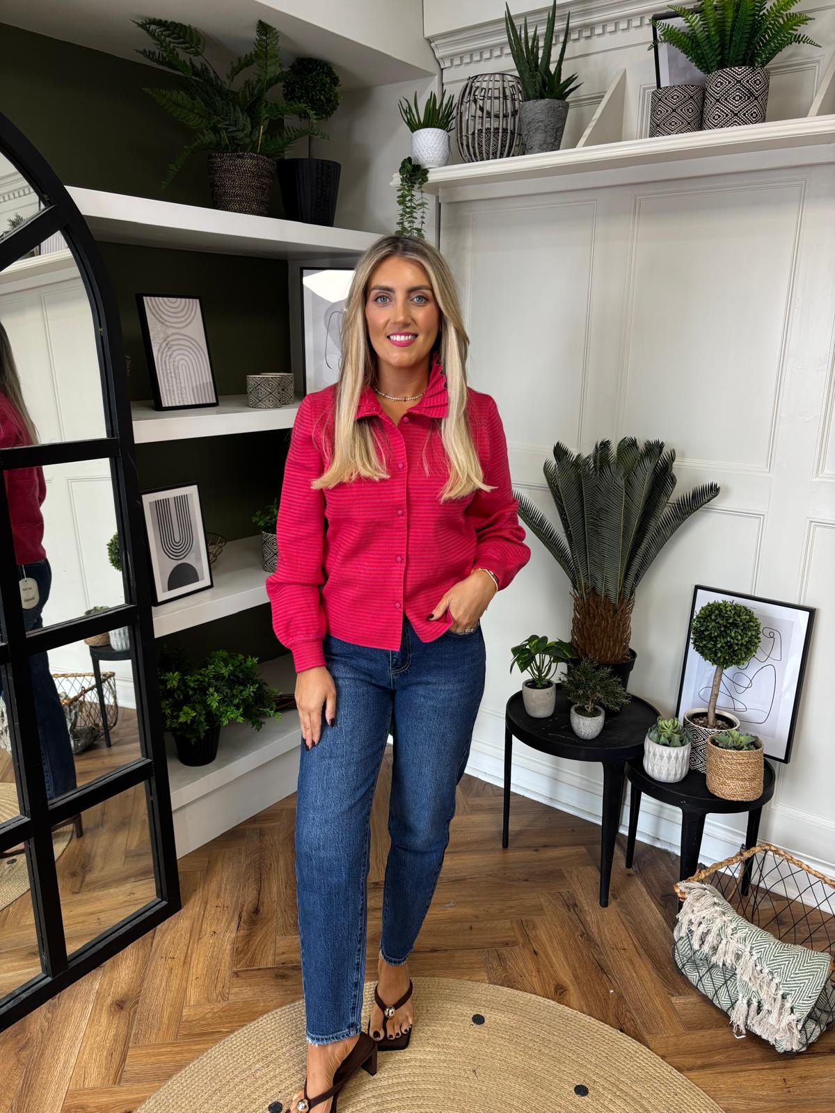 Lisa Pink Cardigan