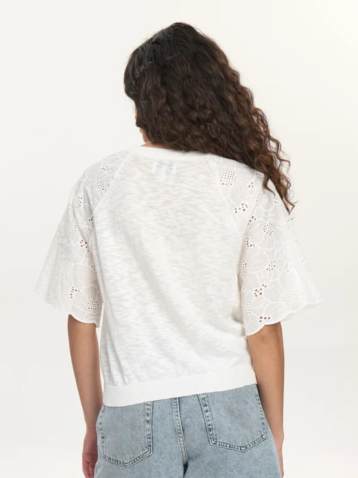 Moella White Jumper