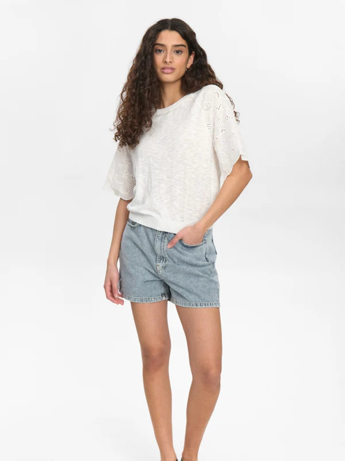 Moella White Jumper