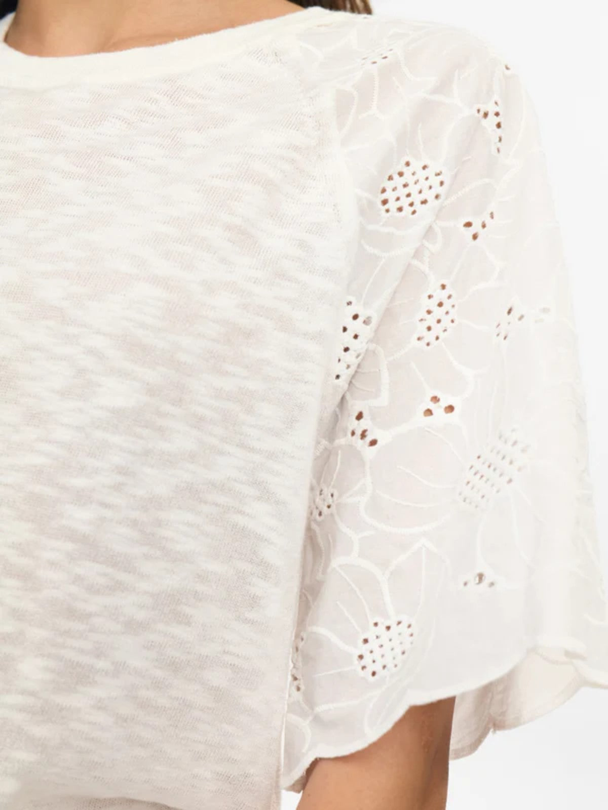 Moella White Jumper
