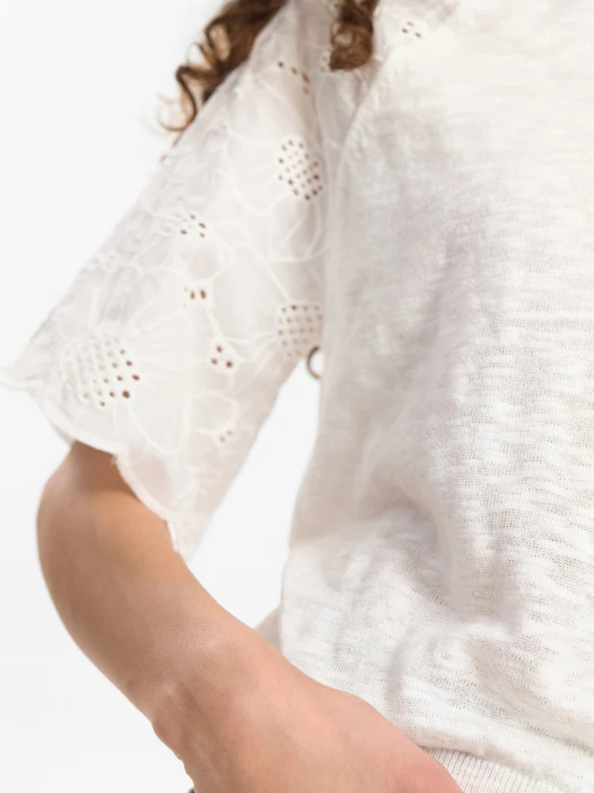 Moella White Jumper