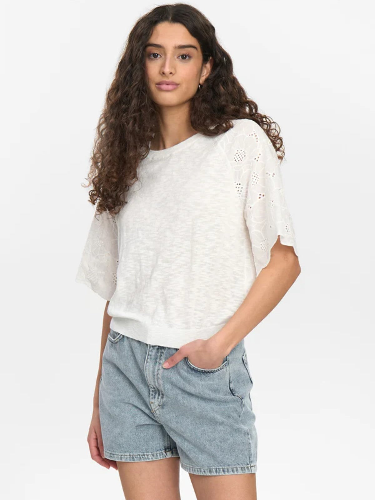 Moella White Jumper