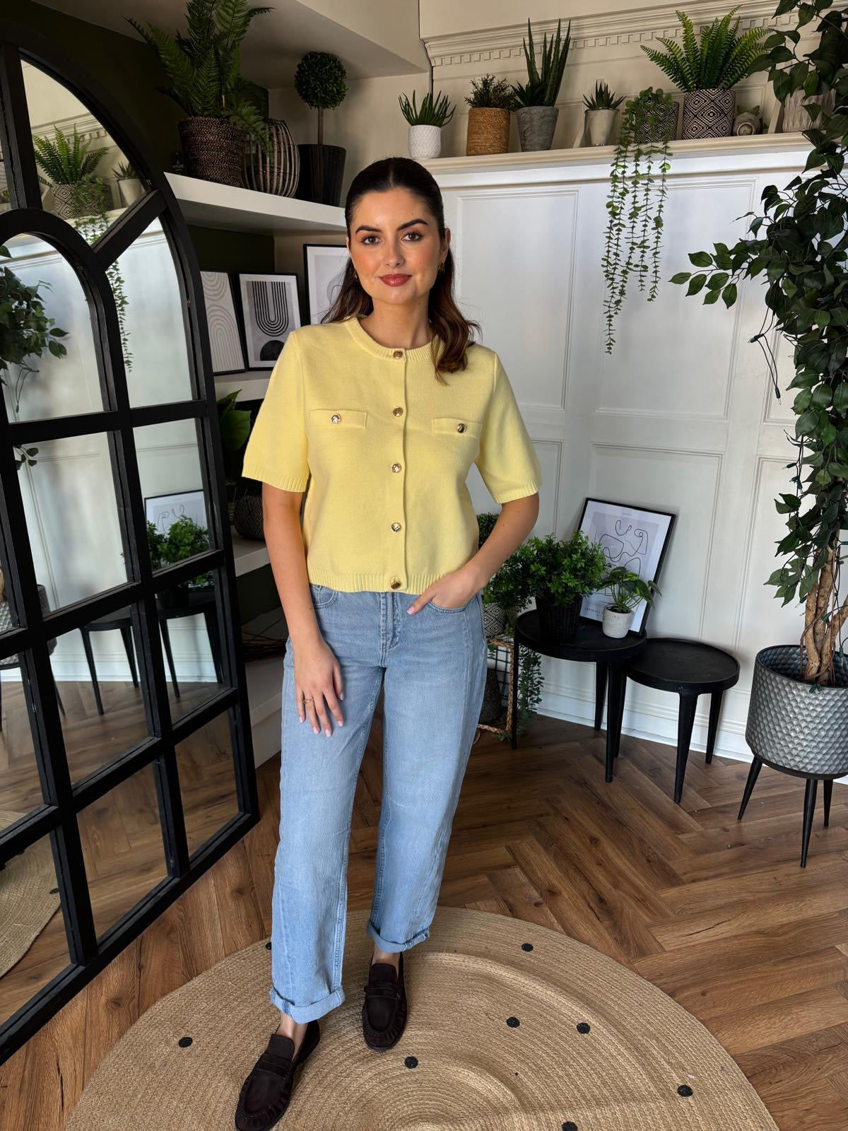Mya Lemon Cardigan