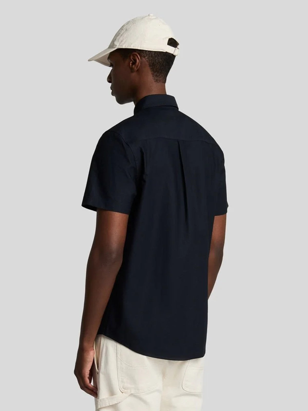 Navy Short Sleeve Oxford Shirt